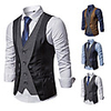 James Bond Gentleman Kingsman Vintage Double Breasted Waistcoat Men