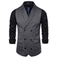 James Bond Gentleman Kingsman Vintage Double Breasted Waistcoat Men