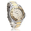 Japan PC Movement Gold Shell Gold Dial Gold Steel Band Calendar Quartz Watch