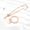 japanese and korean retro ins simple temperament love titanium steel necklace niche design fashion wild ot buckle clavicle chain miniinthebox