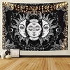 japanese painting style kanagawa wave wall tapestry art decor blanket curtain hanging home bedroom living room decoration ukiyo-e sea tarot black white miniinthebox