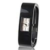 Japanese PC Movement Plastic Band Bracelet Watch,  Black
