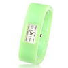 Japanese PC Movement Plastic Band Bracelet Watch,  Green