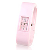 Japanese PC Movement Plastic Band Bracelet Watch,  Pink