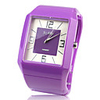 Japanese PC Movement Plastic Band Bracelet Watch,  Purple