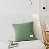 Japanese-style Lattice Simple Solid color Pillow Case Cover Living room Bedroom Sofa Cushion cover Modern Sample Room Cushion Cover