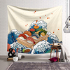 Japanese Style Wall Tapestry Art Decor Blanket Curtain Hanging Home Bedroom Living Room Decoration Polyester miniinthebox