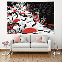 Japanese Style Wall Tapestry Art Decor Blanket Curtain Hanging Home Bedroom Living Room Decoration Polyester miniinthebox