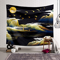 Japanese Style Wall Tapestry Art Decor Blanket Curtain Hanging Home Bedroom Living Room Decoration Polyester miniinthebox