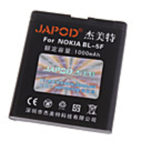 Japod BP-5F Replacement 1000mAh Li-Ion Battery for Nokia 6210S/E65/N93I/6290/N95/N78/E62 More