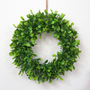 Jasmin Wreath Artificial Plants Plastic Simple Style Round Wall Flower Round 42cm miniinthebox