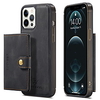 JEEHOOD Magnet Leather Case For iPhone 12 11 SE2020 Wallet Case Compatible With Apple Magnetic Card Holder Shockproof Protection Solid Color PU Leather Case For iPhone 12 Pro Max Xr Xs Max miniinthebox