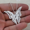 jesming silver lovely butterfly pendant necklace jewelry for women girls kids,  pendant chain necklace 202 inch women jewelry miniinthebox