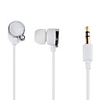 Jewel Type Circular In-Ear Earphones (White)