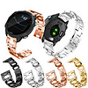 Jewelry Diamond Watch Band For Garmin Vivoactive 3 / Vivomove HR / Venu / Forerunner 645 / 245 / Vivomove Replaceable Stainless Steel Bracelet Wrist Strap Wristband