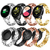 Jewelry Diamond Watch Band For Samsung Galaxy Watch Active 2 / Galaxy Watch 42mm / Gear S2 Classic / Gear Sport Replaceable Stainless Steel Bracelet Wrist Strap Wristband
