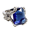 Jewelry Inspired by Black Butler Ciel Phantomhive Anime Cosplay Accessories Ring Artificial Gemstones Alloy Men
