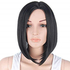 JF307 Shoulder long short straight black bob wigs for daily use of women miniinthebox