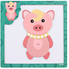 Jigsaw Puzzle Educational Toy Animals Magnetic Wooden Wood Kid