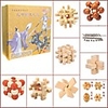 Jigsaw Puzzle Wooden Puzzle IQ Brain Teaser Kong Ming Lock Luban Lock Wooden Model IQ Test Wooden Kid