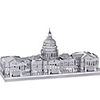 Jigsaw Puzzles 3D Puzzles / Metal Puzzles Building Blocks DIY Toys Metal Silver Model Building Toy