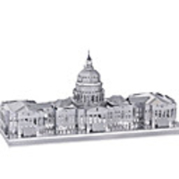 Jigsaw Puzzles 3D Puzzles / Metal Puzzles Building Blocks DIY Toys Metal Silver Model Building Toy