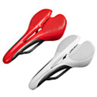 JIMAITEAM Bike Saddle / Bike Seat Breathable Comfort Reduces Chafing Hollow Design PU Leather Carbon Fiber PU(Polyurethane) Cycling Road Bike Mountain Bike MTB BMX Black Grey White / Ergonomic