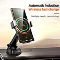 Joyroom JR-ZS220 Automatic Clamping Car Wireless Charger 15W Quick Charge Infrared Sensor Car Phone Holder Stand Qi Wireless Charger Mount For Iphone Samsung Xiaomi