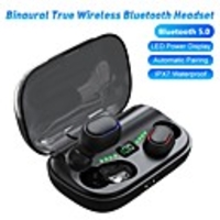 JS2 Wireless Earbuds TWS Headphones Bluetooth5.0 Stereo with Volume Control with Charging Box Mobile Power for Smartphones Smart Touch Control for Mobile Phone