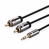 JSJ 3.5mm Adapter Cable,  3.5mm to 2RCA Adapter Cable Male - Male Gold-plated copper 5.0m(16Ft)
