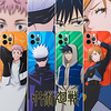 Jujutsu Kaisen Phone Case For Apple Back Cover iPhone 12 Pro Max 11 SE 2020 X XR XS Max 8 7 Shockproof Dustproof Cartoon Geometric Pattern TPU miniinthebox