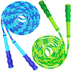 Jump Rope for Kids Adults Skipping Exercise Fitness Workout Anti Skid Handle with Adjustable 9 Feet Tangle-Free Segmented Soft Beaded Ropes for Boys Girls Men Women miniinthebox