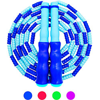 Jump Rope for Kids Soft Beaded Segment Skipping Rope Tangle-Free Adjustable Tangle Fitness Workout and Weight Loss Jump Ropes for Girls Boys miniinthebox