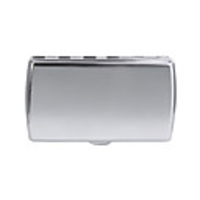 Jumping Dolphin Pattern Alloy Cigarette/Cut Tobacco Case (Holds 12)