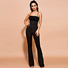 Jumpsuits Sexy bodycon Party Wear Prom Dress Spaghetti Strap Sleeveless Floor Length Spandex with Sleek 2020