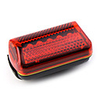 JY-370T 5 LED Bicycle Safety light 8 Functions 2XAAA