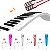K Song Portable 3.5mm Stereo Studio Mic KTV Karaoke Mini Microphone For Smart Phone Laptop PC Desktop Handheld Audio Microphone