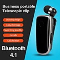 K39 Mini Portable Earset Wireless Bluetooth 4.1 Earphone In-Ear Headset Vibrating Alert Wear Clip Hands Free Earphones For Phone Samsung Huawei