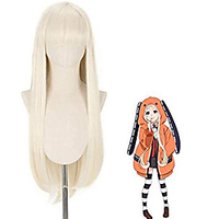 Kakegurui Compulsive Gambler Momobami Kirari wig Cosplay Costume Women Synthetic Hair Halloween Party Role Play wigs miniinthebox