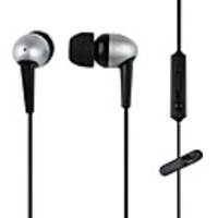 Kanen In-Ear Earphones with Microphone and Volume Control for Iphone (Silver)