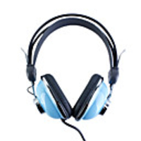 Kanen KM-740 Stylish Stereo Headphones (Blue)