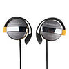 Kanen Stereo Crystal Sound Clip-on Earphones (Yellow)