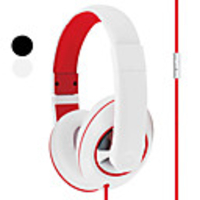Kanen Stereo Headphone Headset with Volume Control and Mic (Assorted Colors)