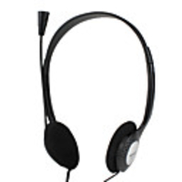 Kanen Stereo Powerful Bass Ergonomic Design Headphone with Microphone and Volume Control (Black)