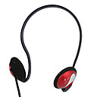Kanen Stereo Quality Sound Neckband Design Headphone with Microphone and Volume Control (Red)