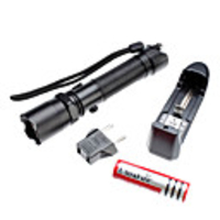 KANG ZHE D011B 3-Mode Cree Q5 LED Flashlight Set (3W,  200LM,  1x18650)