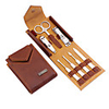 Kanoo Stainless Steel Manicure Kit (7 Packs, coffee)