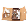 Kanoo Stainless Steel Manicure Kit (8 Packs, coffee)