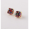 kate spade new york small square opal stud earrings
