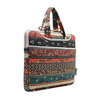 KAYOND 13.3 Inch Laptop / 14 Inch Laptop / 15.6 Inch Laptop Briefcase Handbags Canvas Bohemian for Women Shock Proof miniinthebox